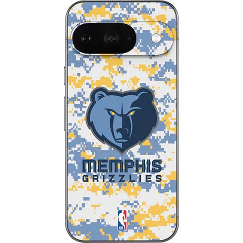 NBA Memphis Grizzlies Digi Camo Google Pixel 9 Skin